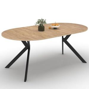 IDMarket - Mesa de comedor extensible redonda Alix 4-10 per…