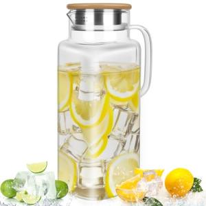 Ezvsevuo Jarra Agua Cristal 1,8 Litros Transparente Jarra d…