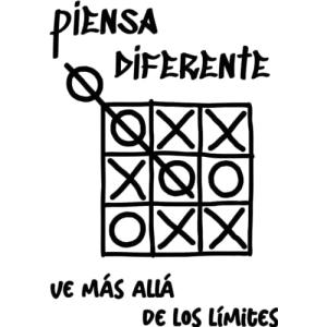 SoulArt® Vinilos de pared decorativo con frase "Piensa dife…