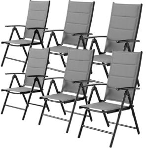 LIFERUN Silla de Jardín Plegable con Respaldo Alto,Juego de…