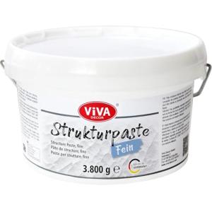 Viva Decor Pasta estructural fina(3800 g,blanca)mate,de gra…