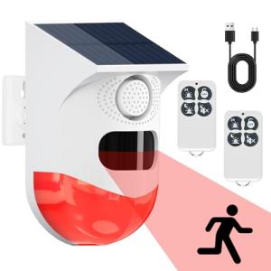 Cuteefun Sensor de Movimiento Solar, Detector de Movimiento…