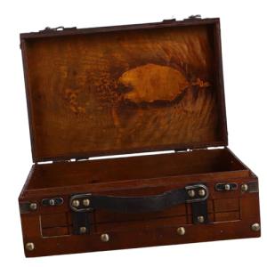 COLLBATH Caja De Almacenamiento De Madera Con Estilo Vintag…