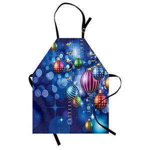 ABAKUHAUS Navidad Delantal de Cocina, Fiesta Celebración de…