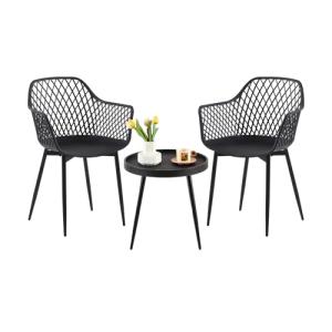 buybyroom Juego de muebles de jardín 2 sillas de jardín   m…