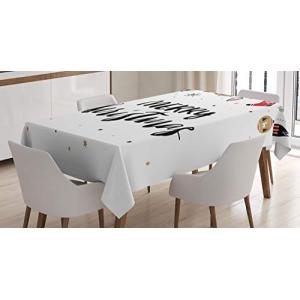 ABAKUHAUS Navidad Mantele, Palabras Modernos, Resistente al…