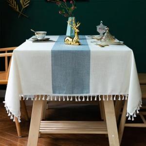 Lifetooler Mantel Mesa Rectangular Lino Algodon Impermeable…
