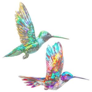 ZMDMAH 2 Piezas Atrapasoles, Prisma de Colibrí, Decoracione…