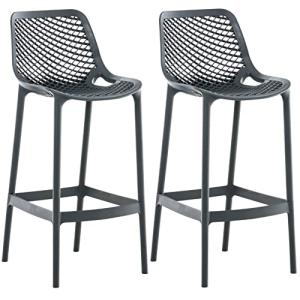CLP Set De 2 Taburetes De Bar Air para Exterior o Interior…