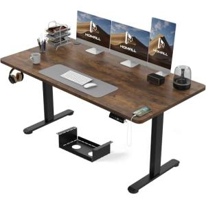 Homall 140x70 CM Escritorio Elevable Regulable en Altura，Es…