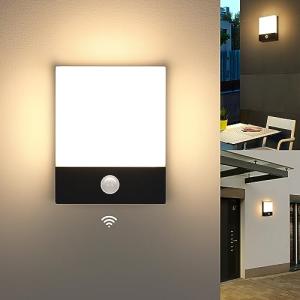 Lightsjoy 18W LED Aplique Exterior Pared con Sensor de Movi…