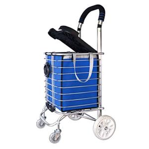 Pimex Carrito Carrito De Compras para Subir Escaleras, Alea…