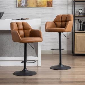 chairus Juego de 2 Taburetes de Bar Ajustable Sillas Altas…