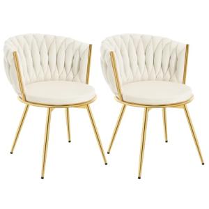 WOLTU Sillas Comedor Giratorias, Pack de 2 Sillas Cocina Er…