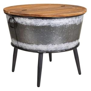 WANDERLUST DECO Kit Mesa baul de Metal y Madera