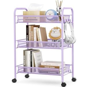 Urackify Carrito de Cocina móvil Multifuncional de 3 Nivele…