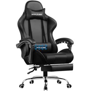 GTPLAYER Silla Gaming con Masajeador Ergonómica Silla Gamer…
