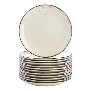 vancasso serie NAVIA Set de 12 Platos Llanos, Platos de Ens…