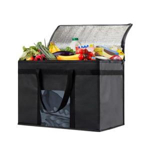 Bolsa isotérmica plegable grande con compartimento térmico,…