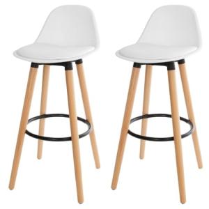 Acomoda Textil – Juego de 2 Taburetes de Bar para Cocina, S…