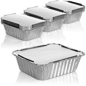 COM-FOUR® Tazón de aluminio 24x - cacerola con tapa - tazón…