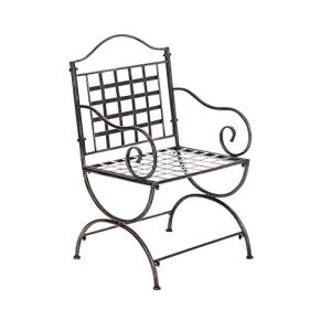 CLP Silla de Exterior Lotta en Hierro Forjado I Silla de Ja…