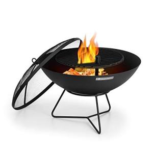 Blumfeldt Orbit - Brasero, 3 en 1, Fogata, Parrilla, Mesa d…