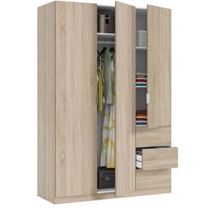Habitdesign Armario Ropero 3 Puertas 3 Cajones, Armario Alt…