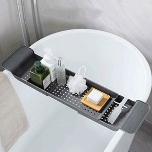 WINAKUI Bandeja ajustable para bañera, estante de baño exte…