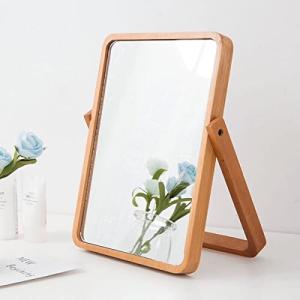 JJUUYOU Espejo grande portátil de maquillaje, espejo de mes…