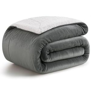 KANKAEU Manta Sherpa 220x240 cm, 550 gsm Extremadamente Sua…