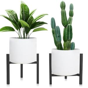 Azyvum Pack de 2 soportes ajustables para plantas interiore…