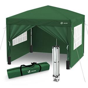 VOUNOT Carpa Plegable Gazebo 3x3m con 4 Paredes y 4 Bolsas…