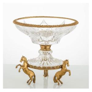 Frutero de cristal, cuenco de cristal, cuenco de fruta, cue…