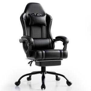 Sillas Gaming con Reposapies, Silla Gamer Adulto con Respal…