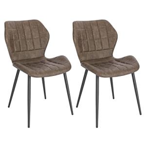 WOLTU 2X Sillas Comedor, Silla Cocina con Respaldo en Cuero…