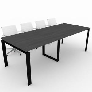 OFICIT Mesa de 240x100 con Estructura metálica Marco Abiert…