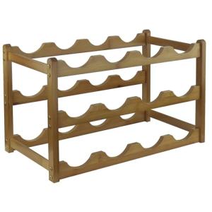 FUREINSTORE Botellero Vino de Madera Bambú | Estante Organi…