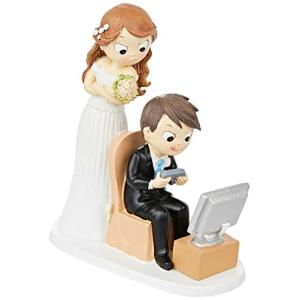 Mopec Figura Novios y Videojuegos, Poliresina, Blanco, 8.5x…