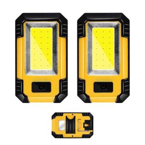 2x Linterna COB LED con Gancho e Imán. Linterna Magnética d…