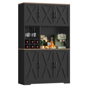 HOCSOK Alacena de Cocina，Armario con 6 Puertas, Soporte par…