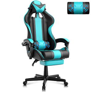 Ferghana Silla Gaming Ergonomica con Masaje Racing y Reposa…