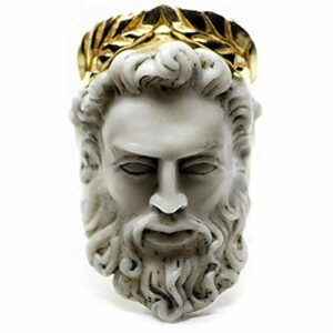 CeFoney Anillo con escultura vintage de Medusa Zeus con esc…