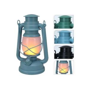 Lumineo Farol LED Azul Verde Aluminio 24,5 cm