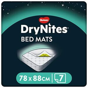 Huggies DryNites Protector de cama, 4 paquetes x 7 protecto…