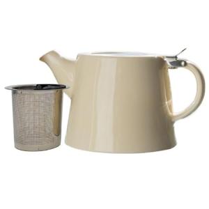 McEntee's Cara - Tetera de cerámica para té crema, 510 ml (…