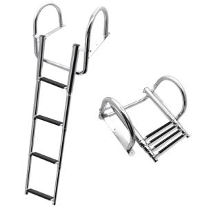 KAOLALI Escalera de 4 peldaños para piscina, acero inoxidab…