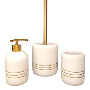 iubihome - Juego Accesorios de Baño Completo de Lujo, Kit d…