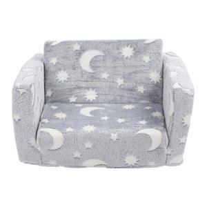 Ejoyous Sofá Infantil Plegable, Sillón Infantil 2 en 1, sof…