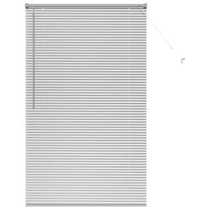 vidaXL Persiana para Ventana con Cortinas Manual Plateado A…